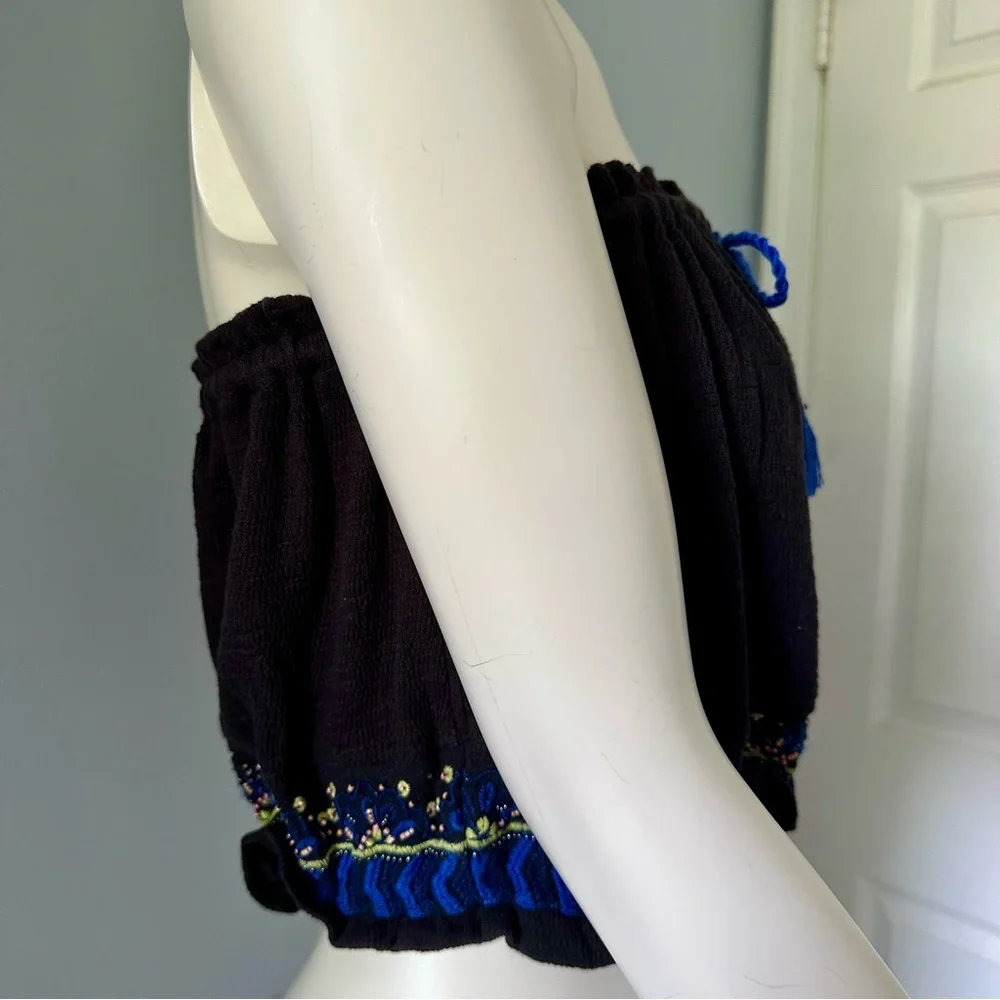 Free People No More Tiers Embroidered Tube Top - Picture 4 of 6